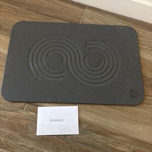 Home Bath Stone Mat 23.6"x15.4" – Quick-Dry,‎ Non-Slip Diatomite Zen Slate